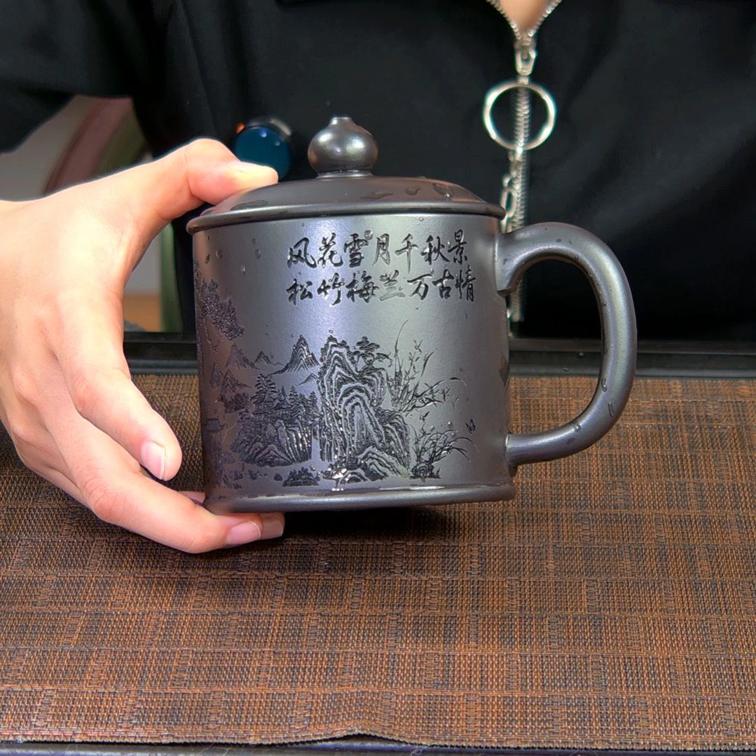 茶杯紫砂高货放漏
