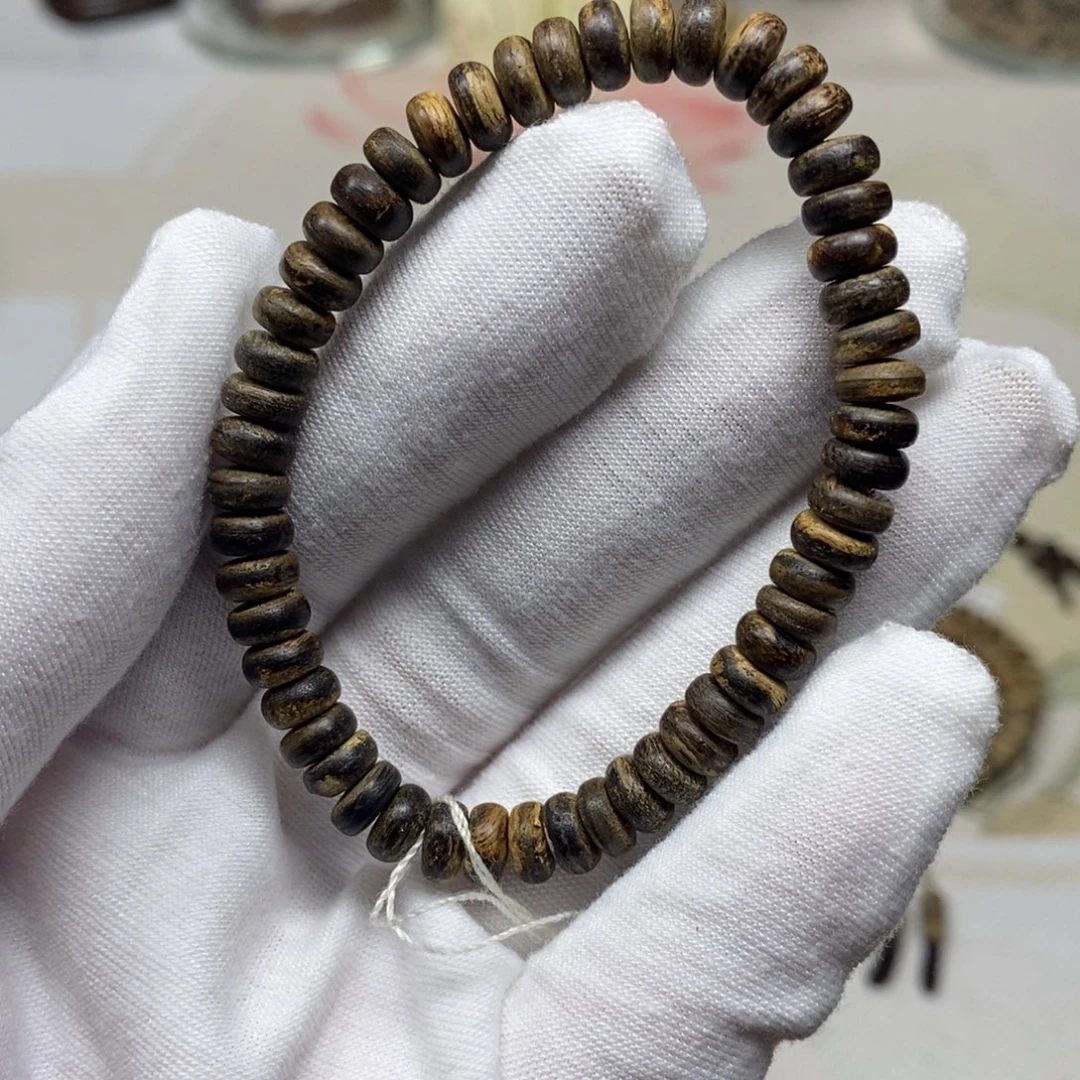 沉香手串文莱片片沉水 5克