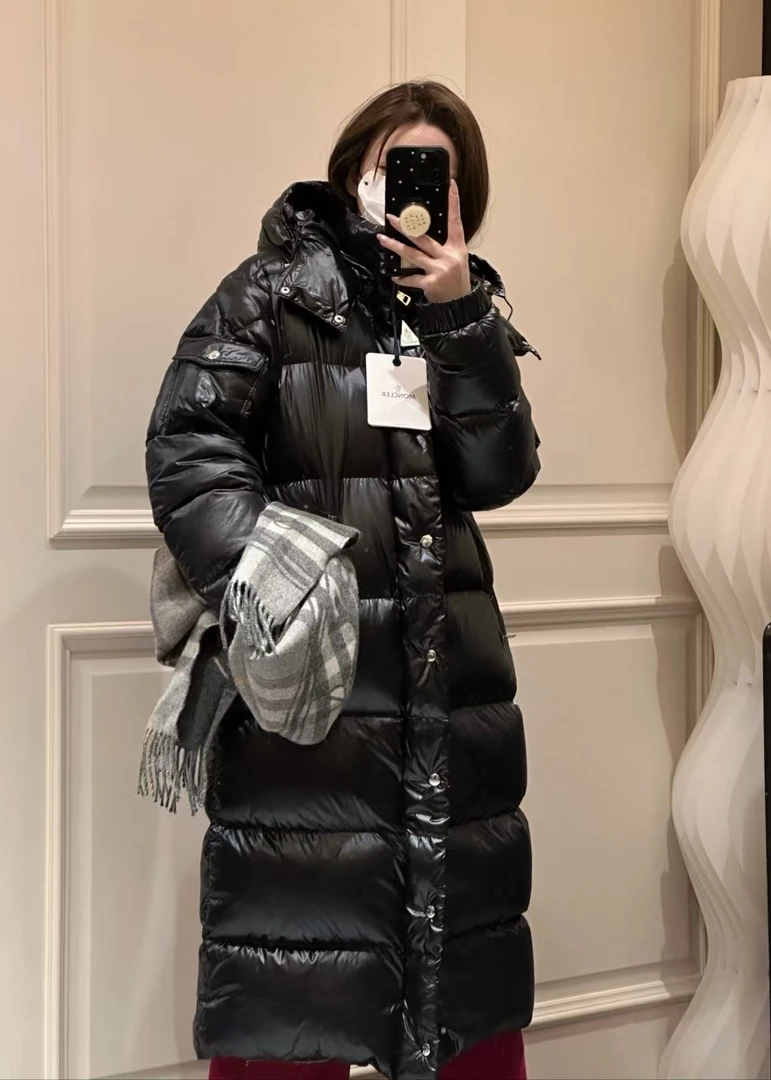 长款90白鹅绒羽绒服mk