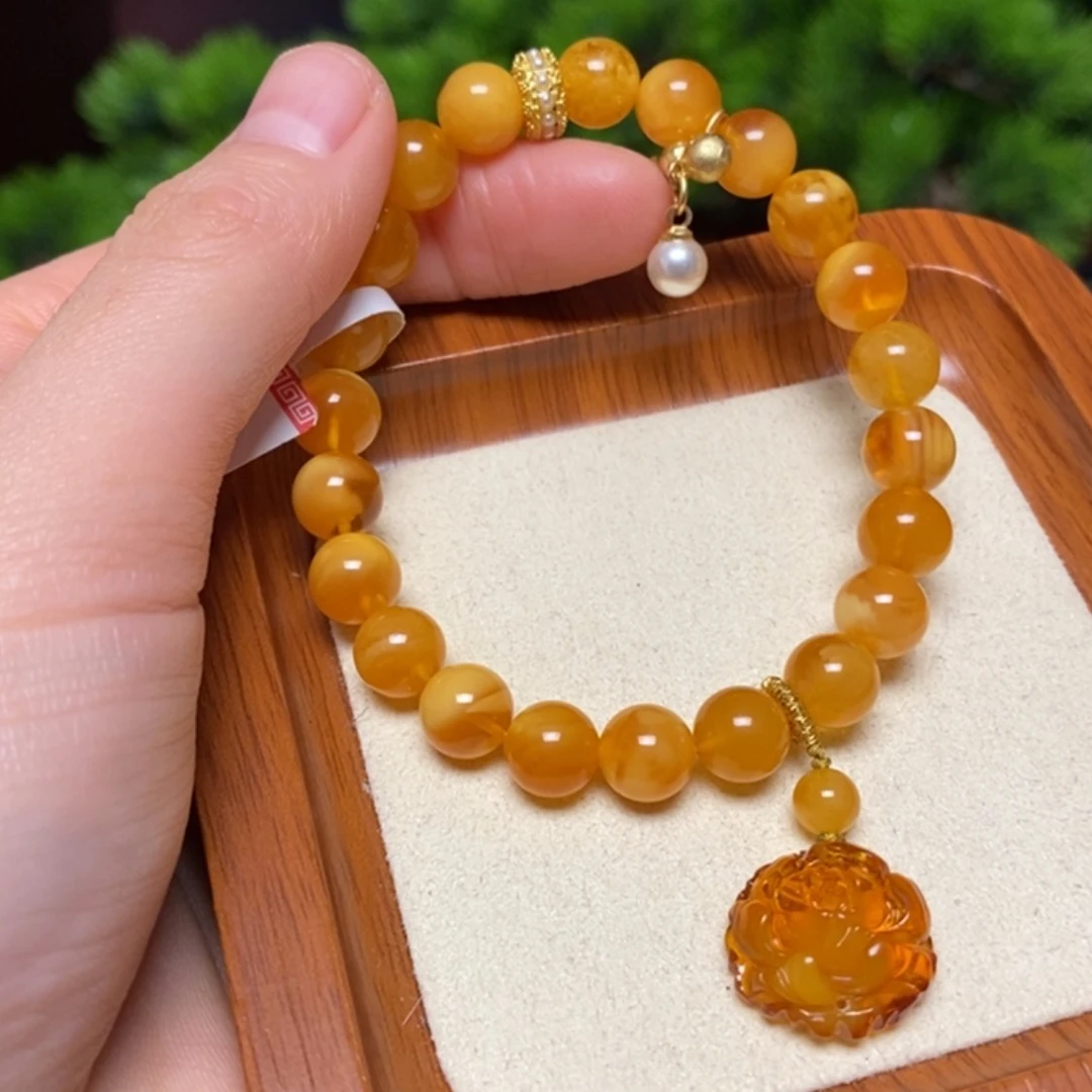 【闪购商品】手链蜜蜡未镶嵌手串