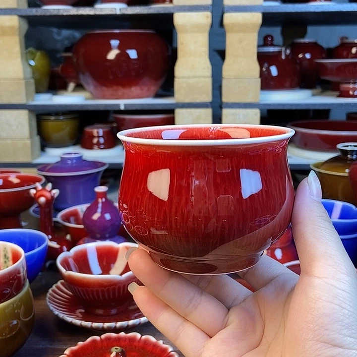 特**注景德镇名陶坊原矿郎红
