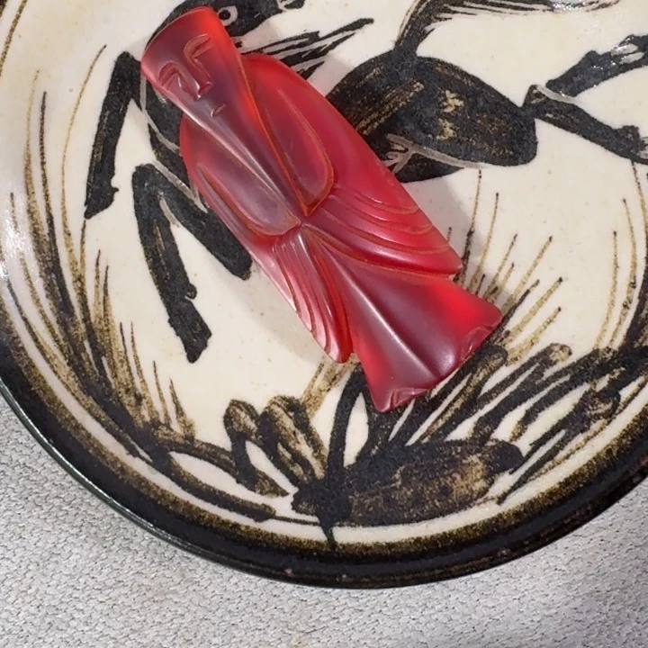 清***风瓷片瓷摆件瓷摆件