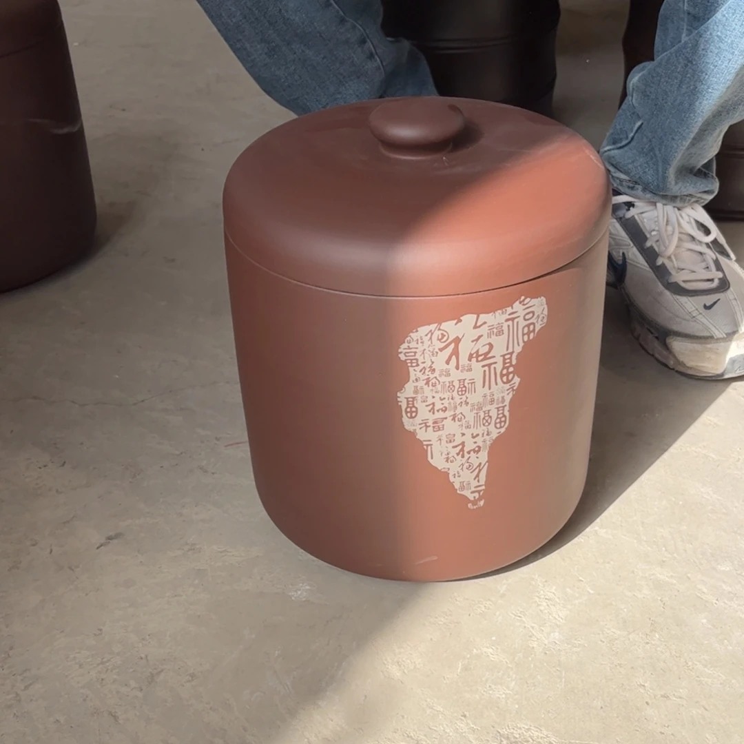 紫砂茶叶罐8 饼茶叶罐