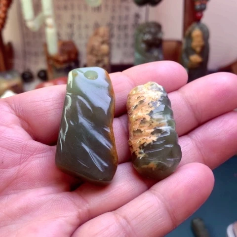 和田玉颈饰未镶嵌