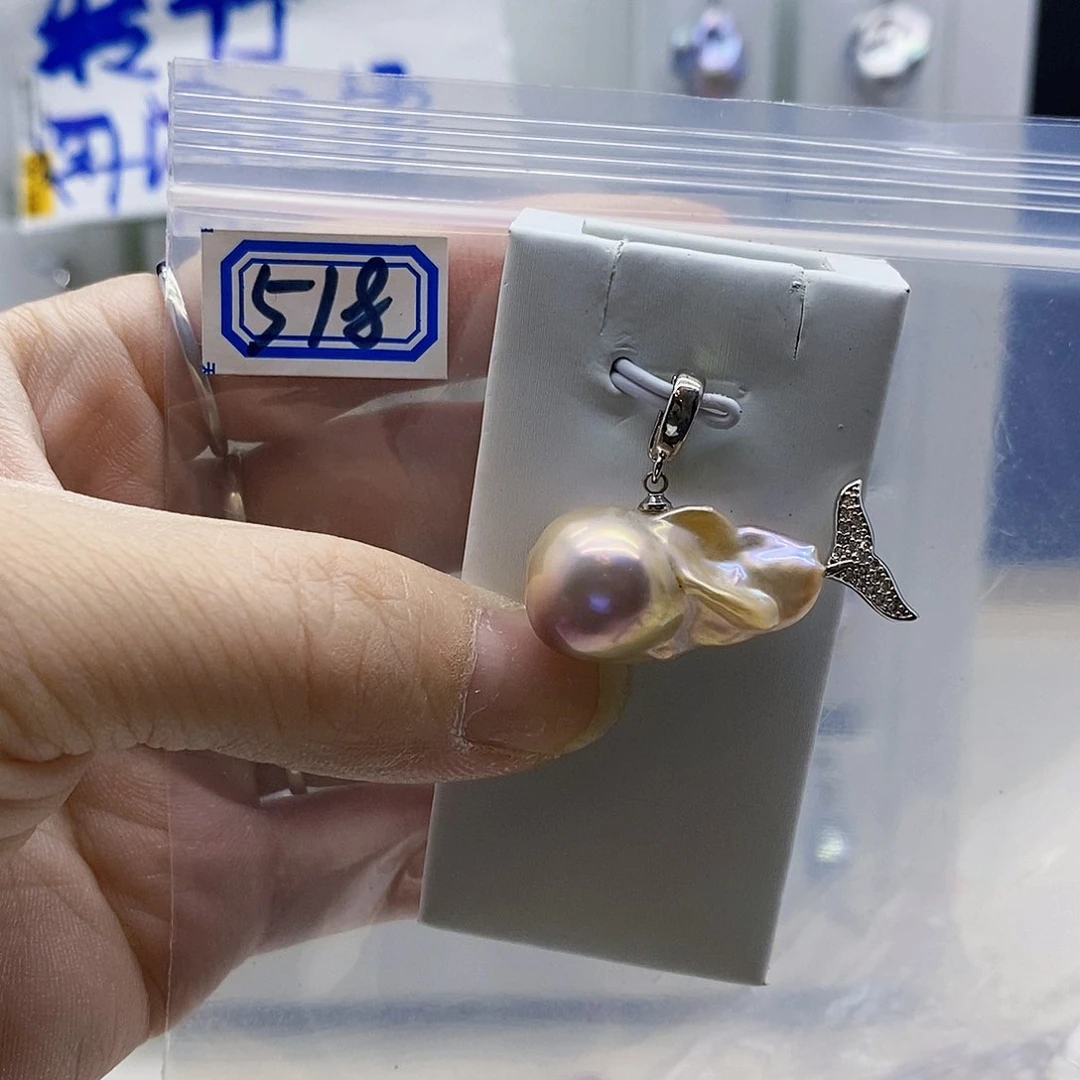 颈饰合金淡水珍珠