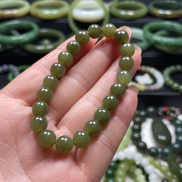 和田玉未镶嵌手链