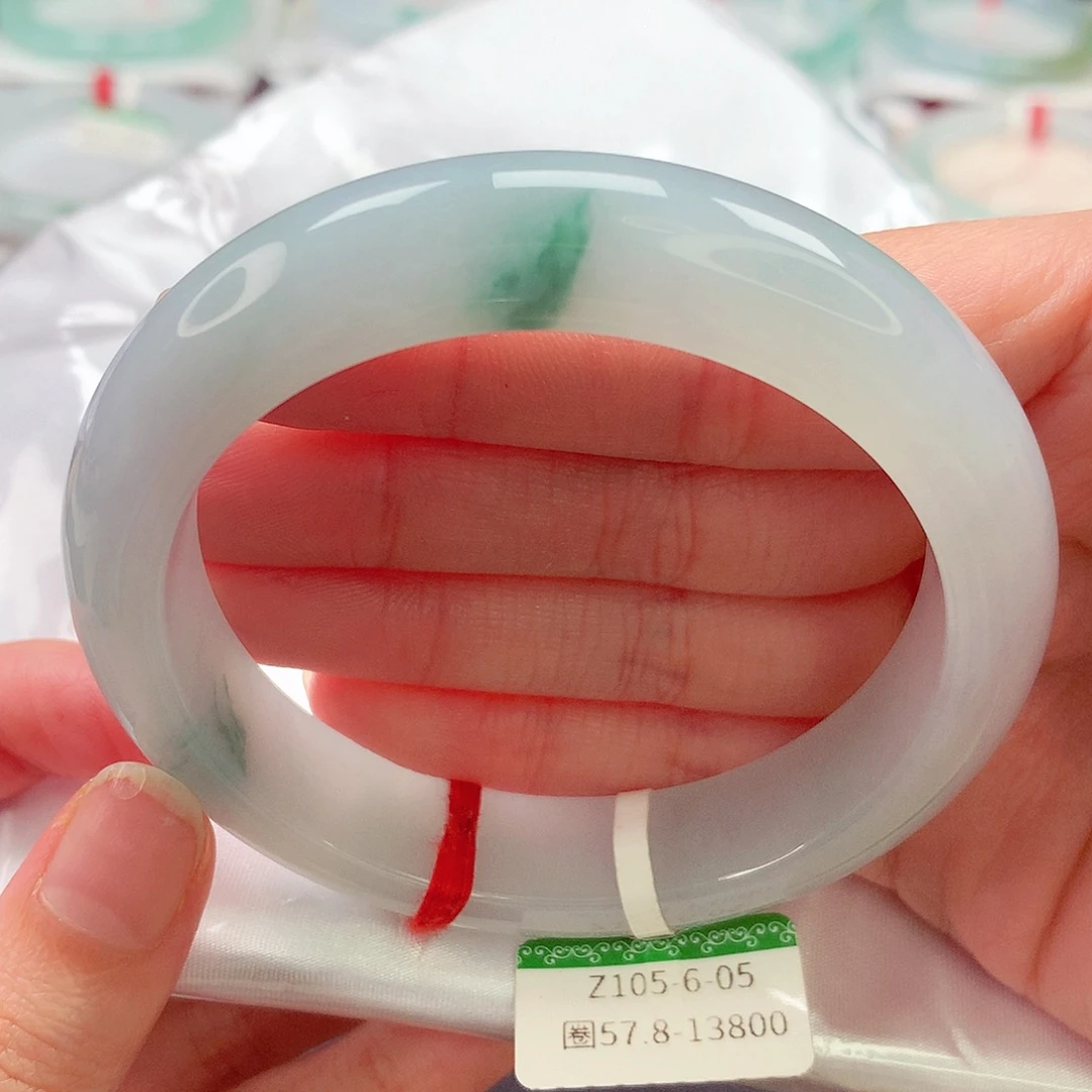 翡翠未镶嵌手镯缅甸天然a货翡翠手镯