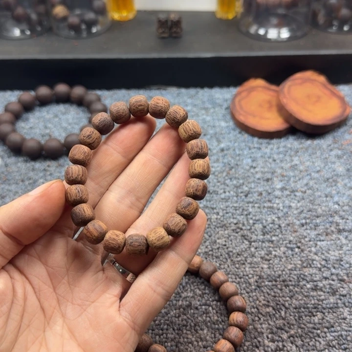 藤类土埋风化1.0黄白油单圈老邢珠降真香