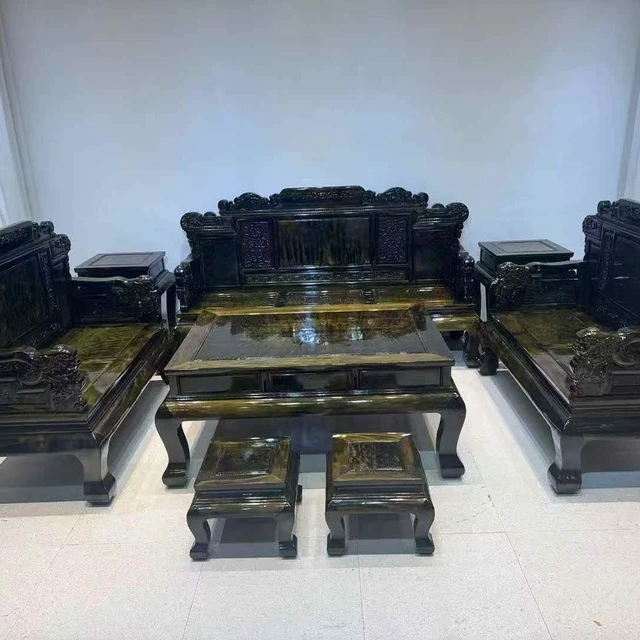 林氐家具新款红木家具财源滚滚金丝楠木沙发原木定制客厅实木定做