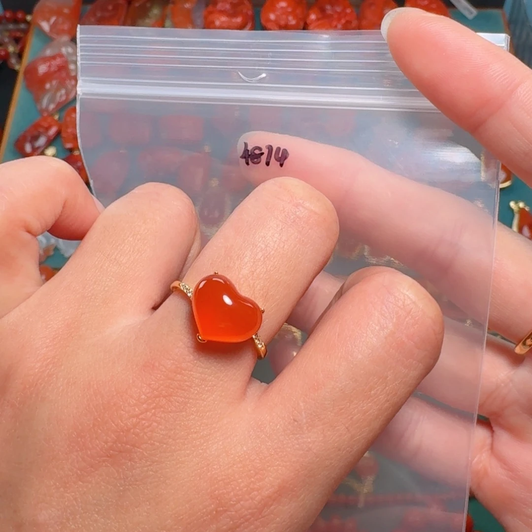 南红玛瑙南红银S925镶嵌