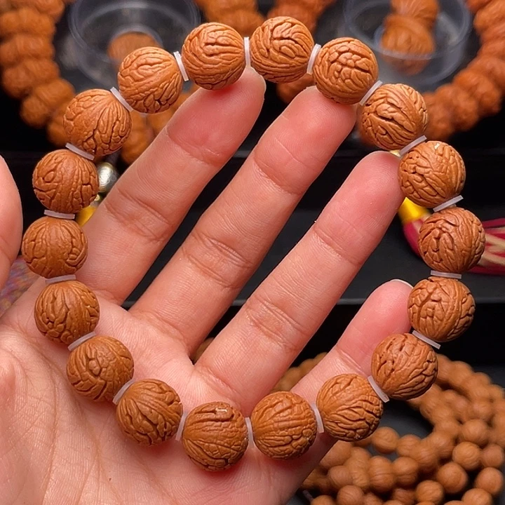 手串桃核精品绣球手串1.3