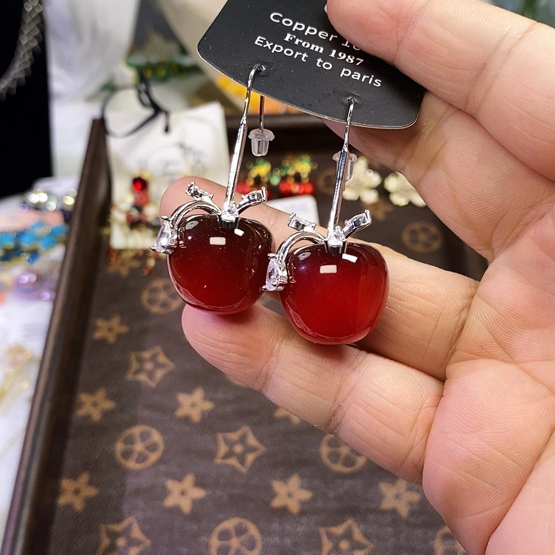 锆石纯铜合金耳钉