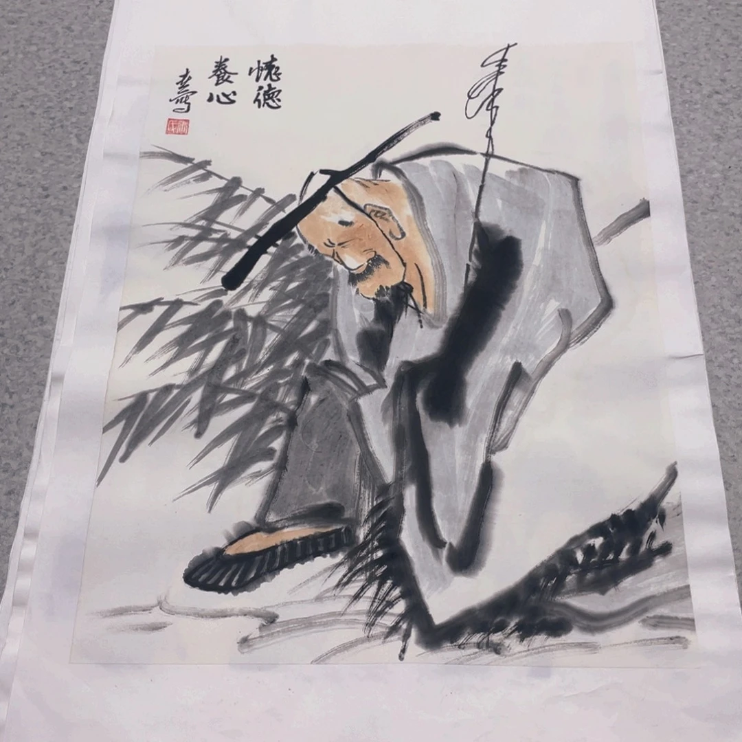 国画1.4平尺纯手绘国画作品