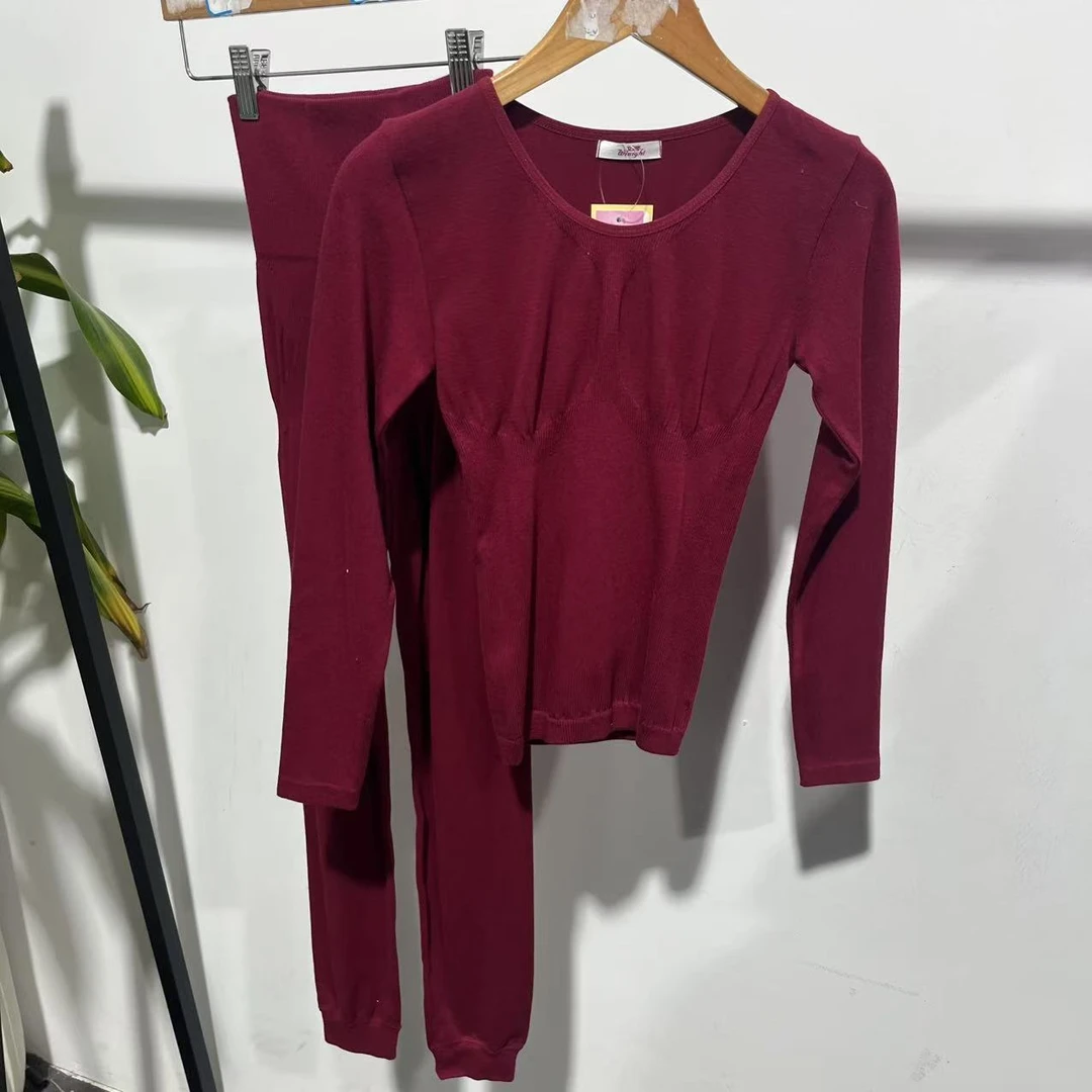 （2.23）G-13女士秋冬无缝塑性保暖套装 89651 A/B