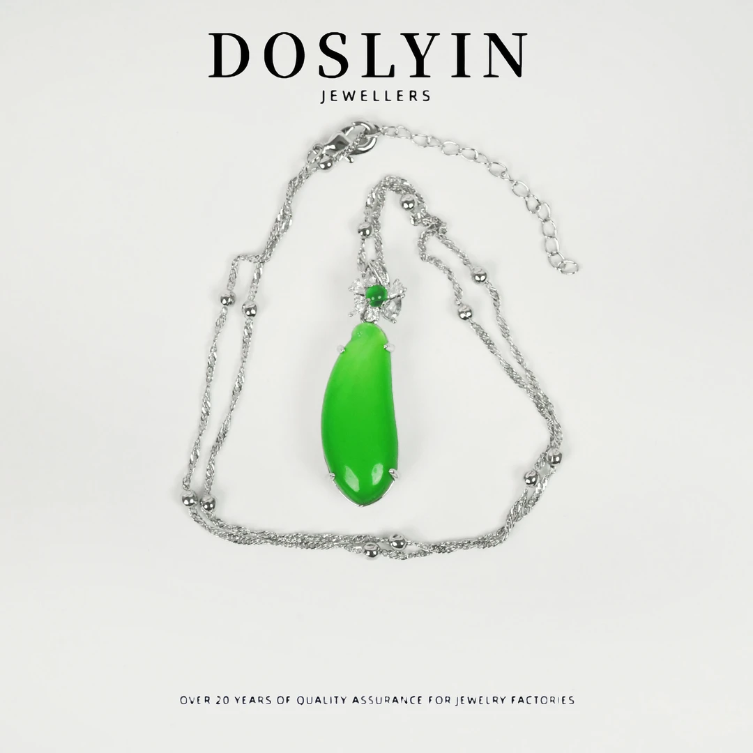 玉髓 【H173】时尚轻奢百搭福瓜吊坠气质大方