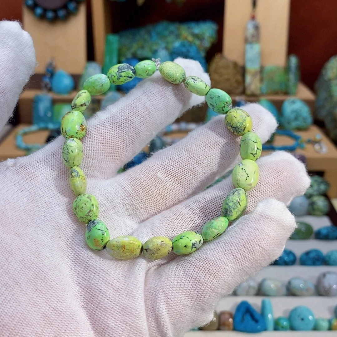 小***心定制绿松石菜籽手串