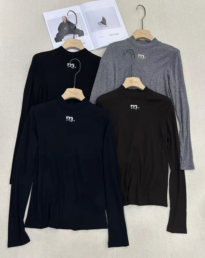 677-3602 长袖M标圆领常规内搭针织衫打底衫