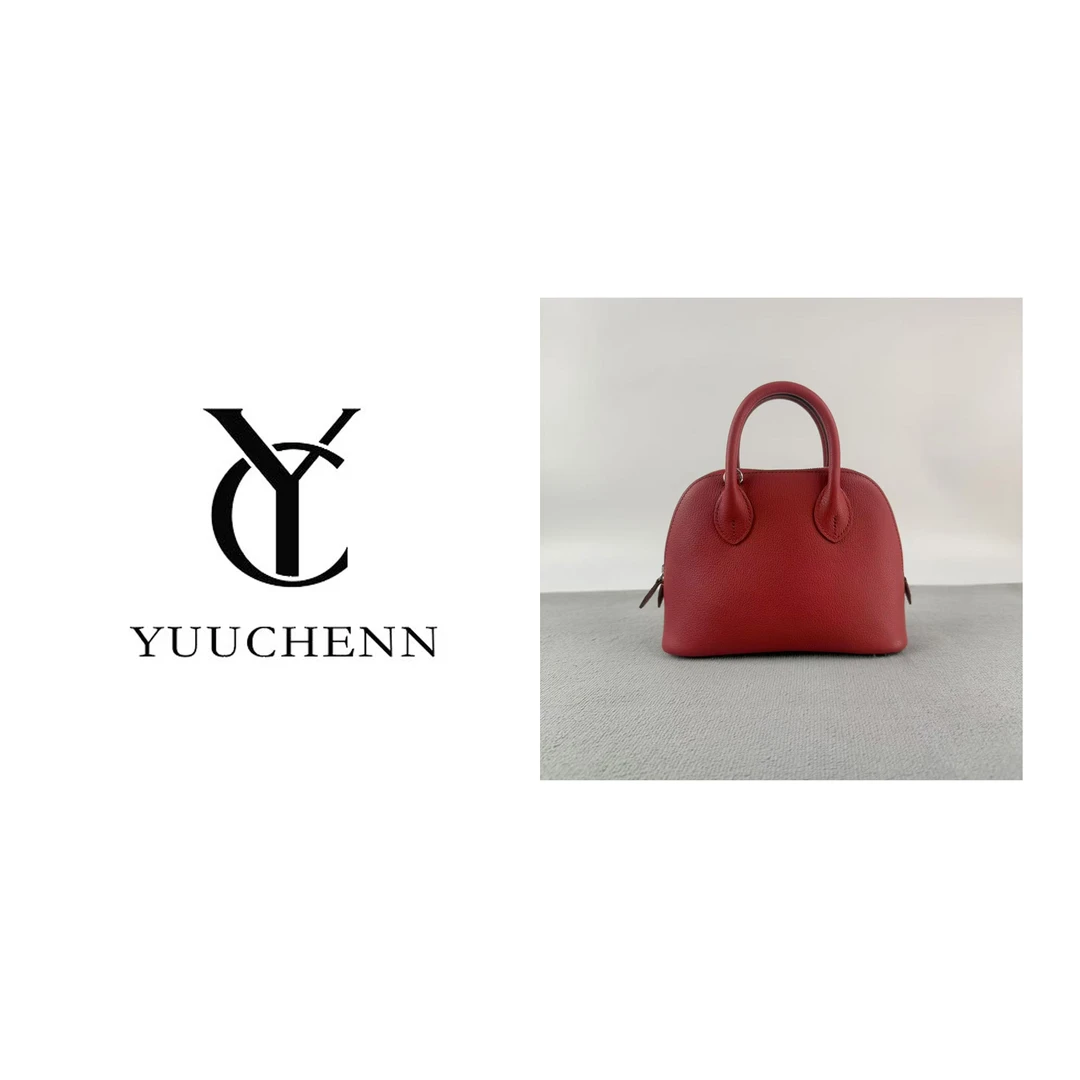 YUUCHENN/【保龄球】evercolor牛皮19cm国旗红拼黑色HH5110