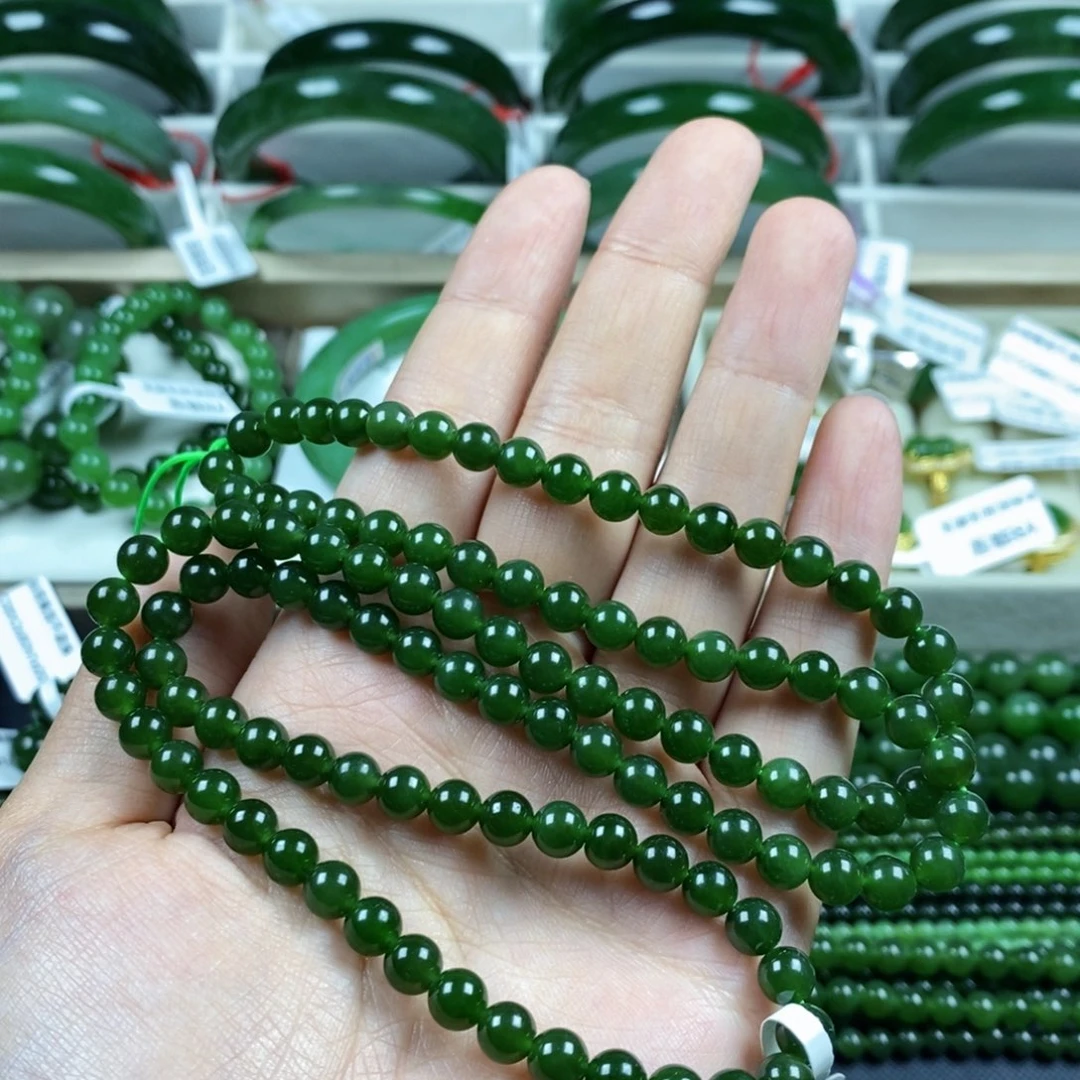 和田玉（碧玉）未镶嵌颈饰6m