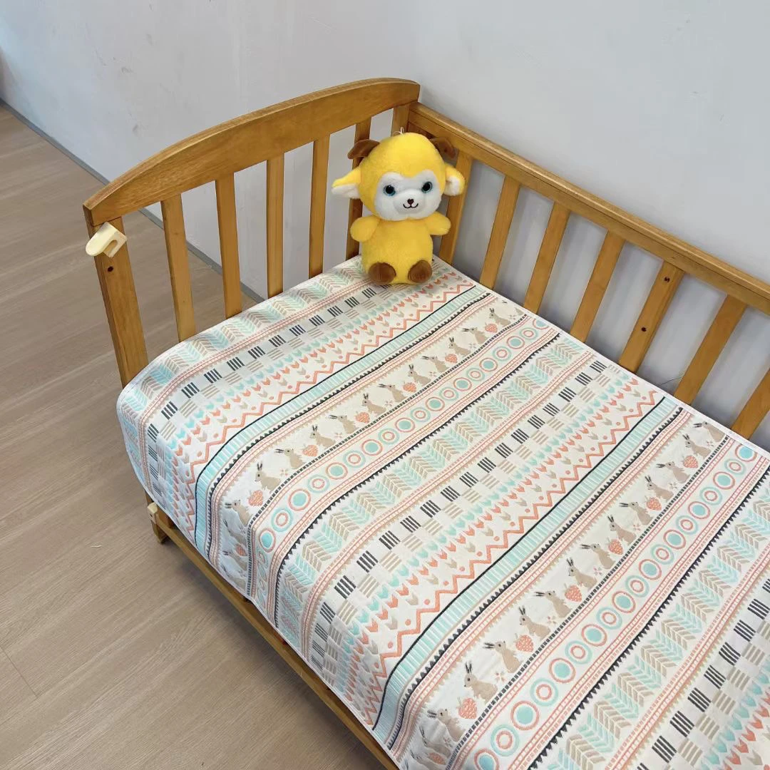 【80*130】四季款恒温六层纯棉纱布软席缩完水75*120