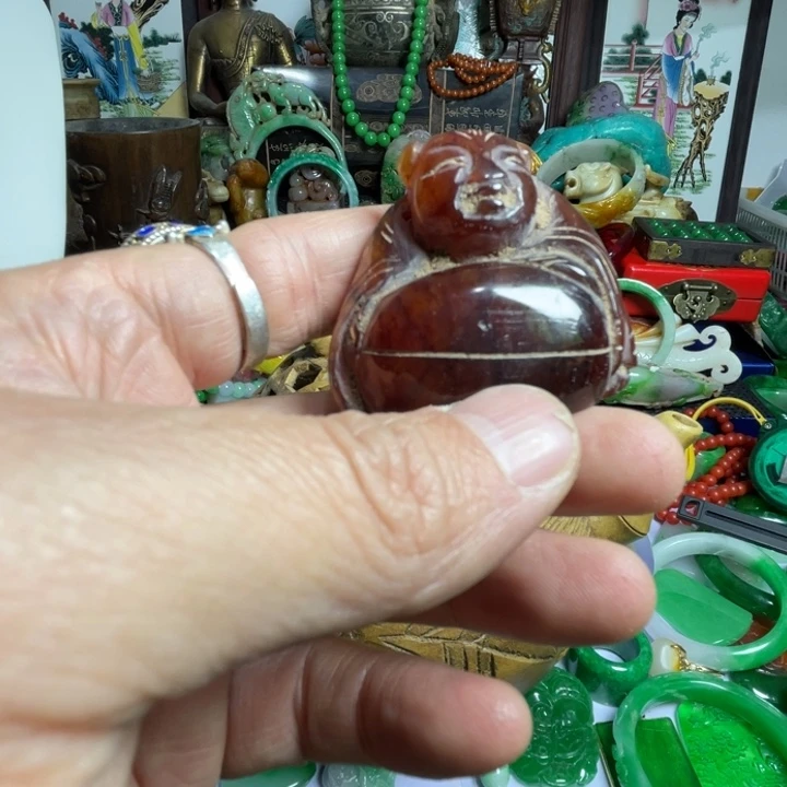 保***居滴血莲花菩提吊坠