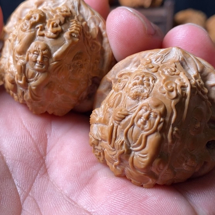 文玩核桃把件十八罗汉