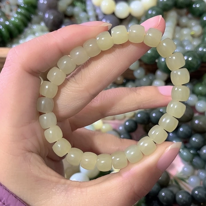 和田玉（糖玉）未镶嵌手链和田玉