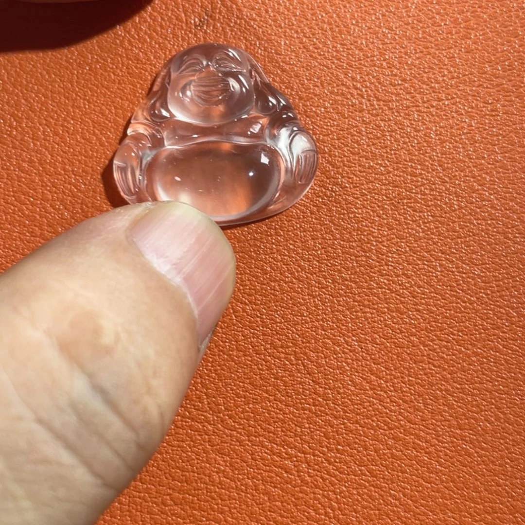 芒***果石英质玉未镶嵌佛公吊坠