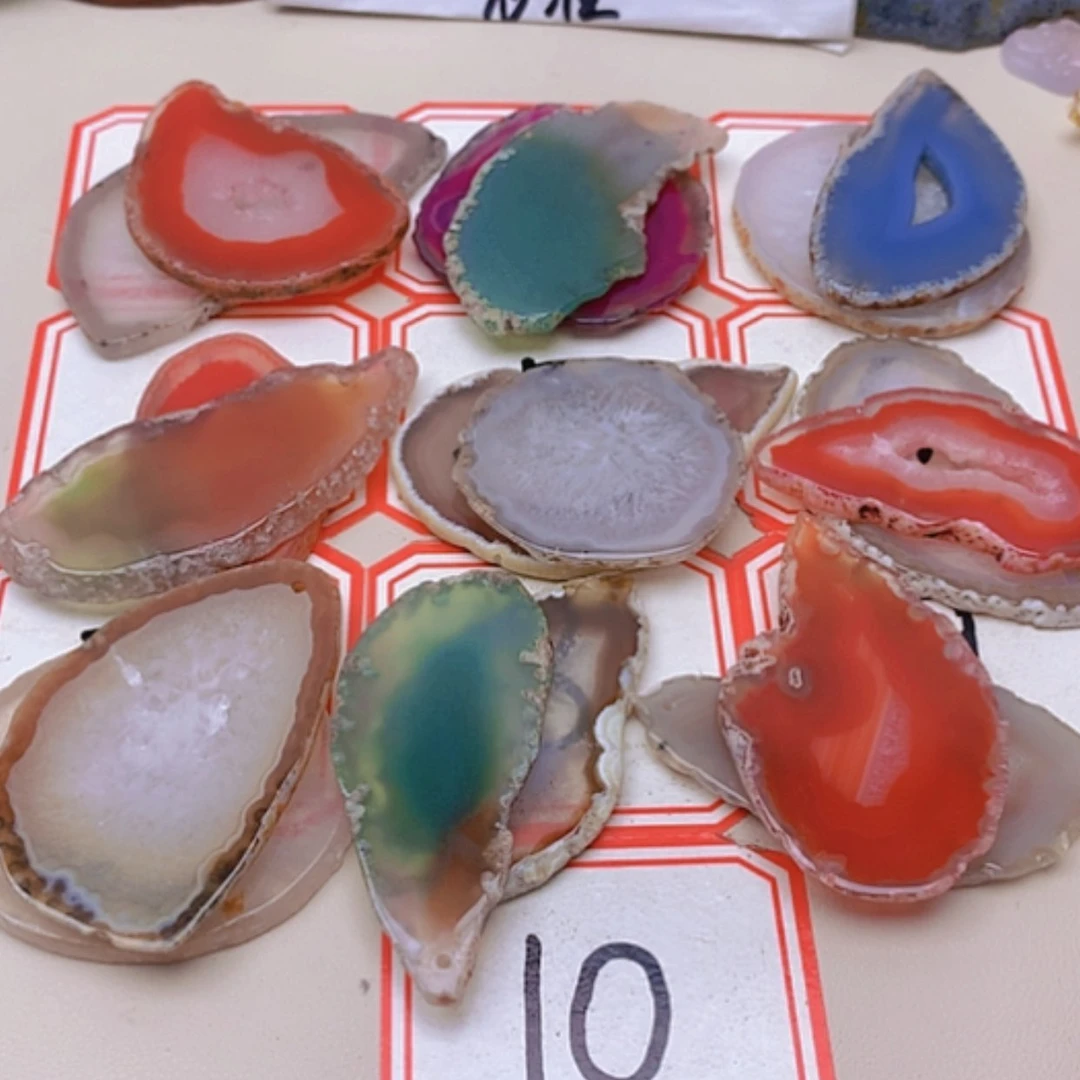 【闪购商品】玛瑙/玉髓未镶嵌珠宝半成品心****1