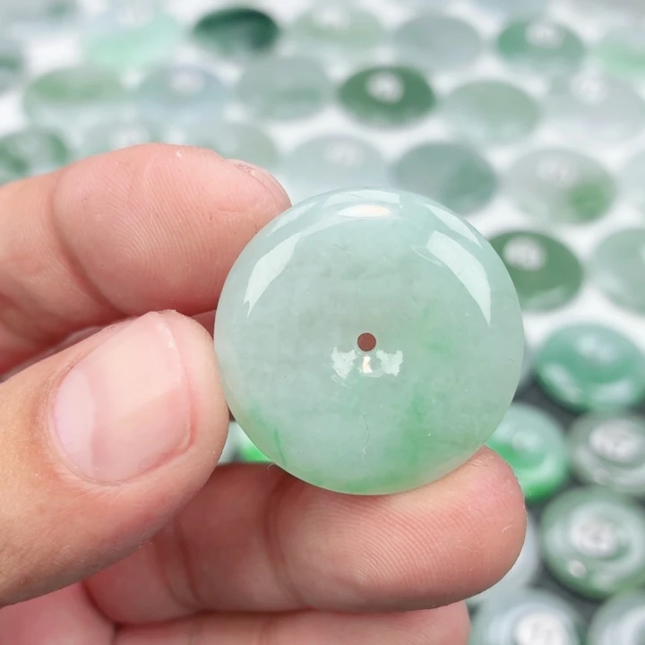 翡翠未镶嵌颈饰缅甸天然A货翡翠29-6.0