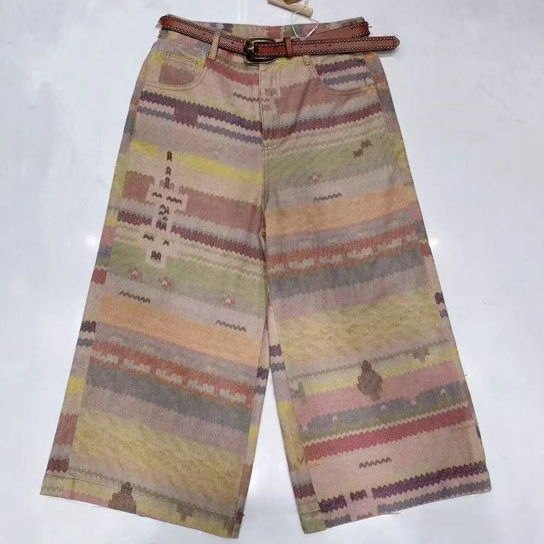 『时尚牛仔裤Y』舒适简约潮流洋气减龄牛仔裤3568