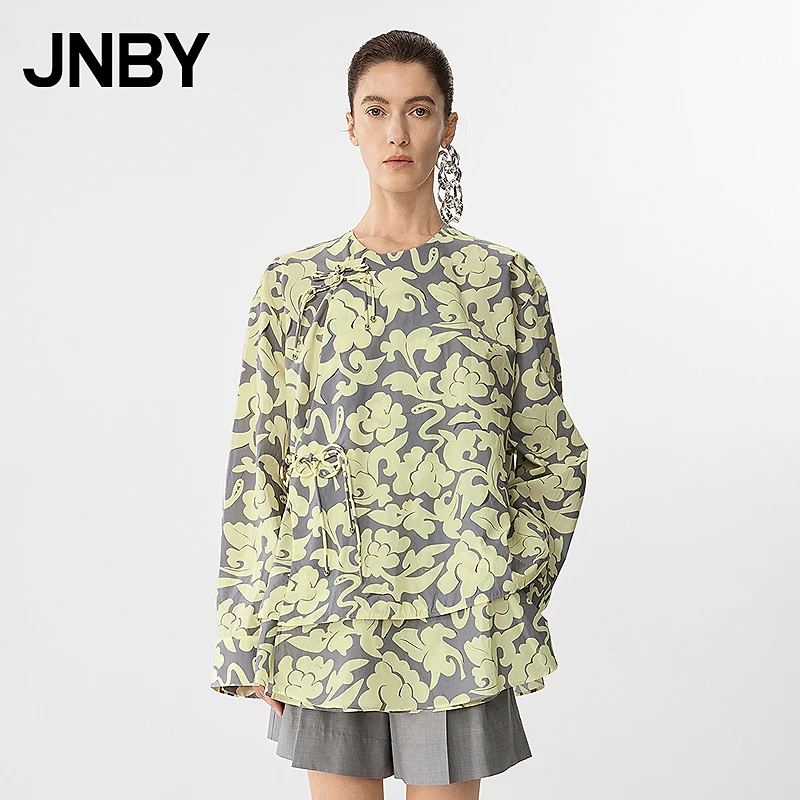 【商场同款新品】JNBY/江南布衣25春新中式盘扣夹克外套5P1615010