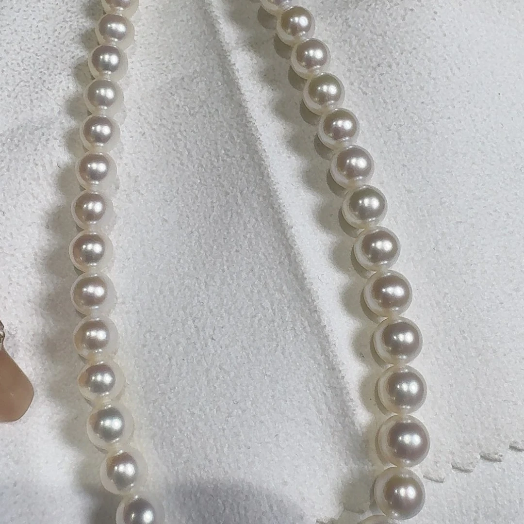 淡水珍珠颈饰银S925镶嵌