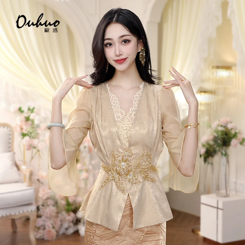 【春节福利】现货！上衣衬衫优雅气质OHSHH07010