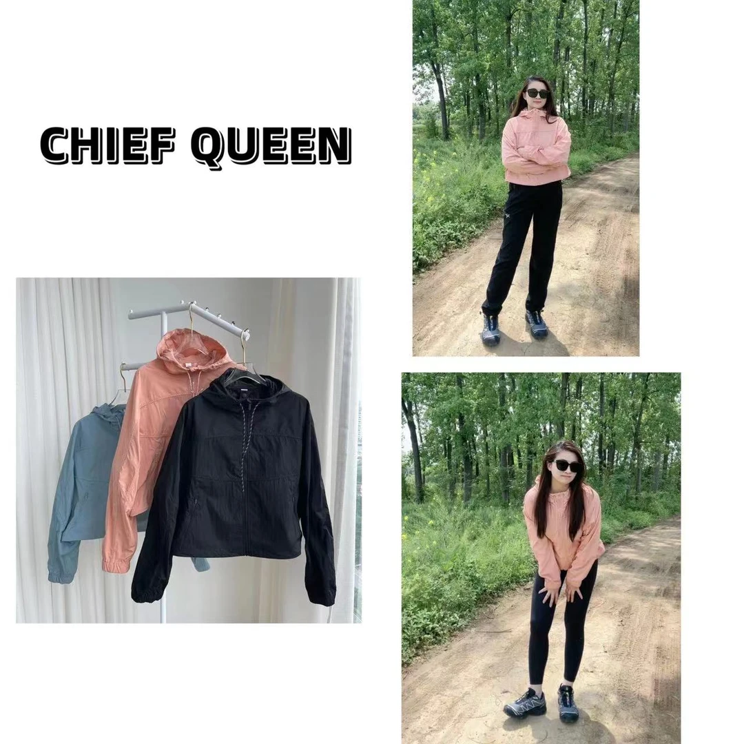 CHIEF QUEEN/CHIEF QUEEN露系三色同款运动休闲外套0786