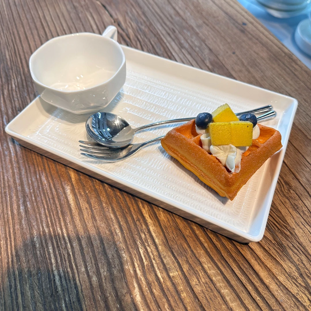 双11福利10寸丝路长方盘、八角咖啡杯、勺叉-新