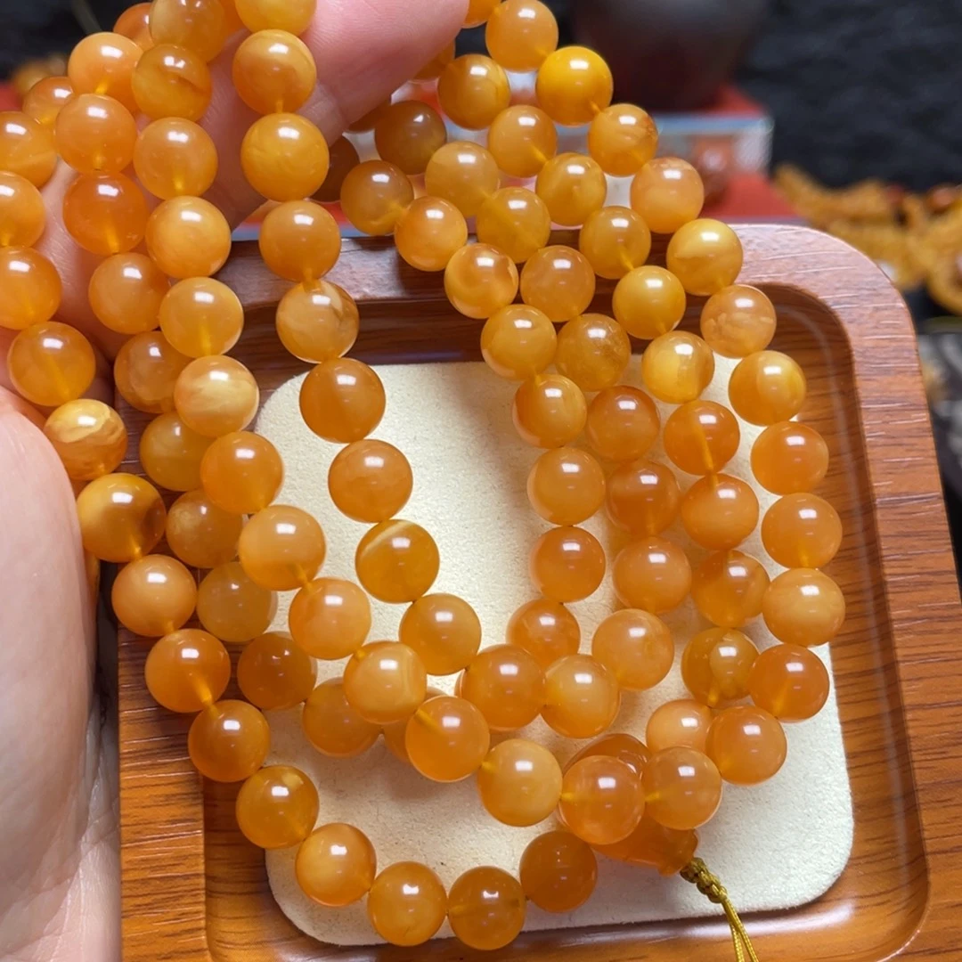 蜜蜡未镶嵌手链手串