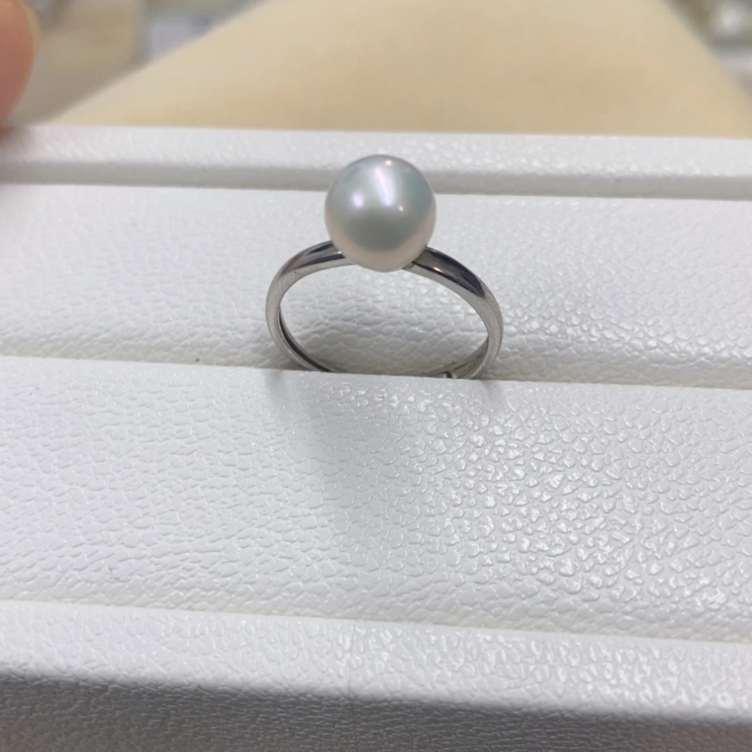 银S925镶嵌戒指淡水珍珠，no退换，链接3