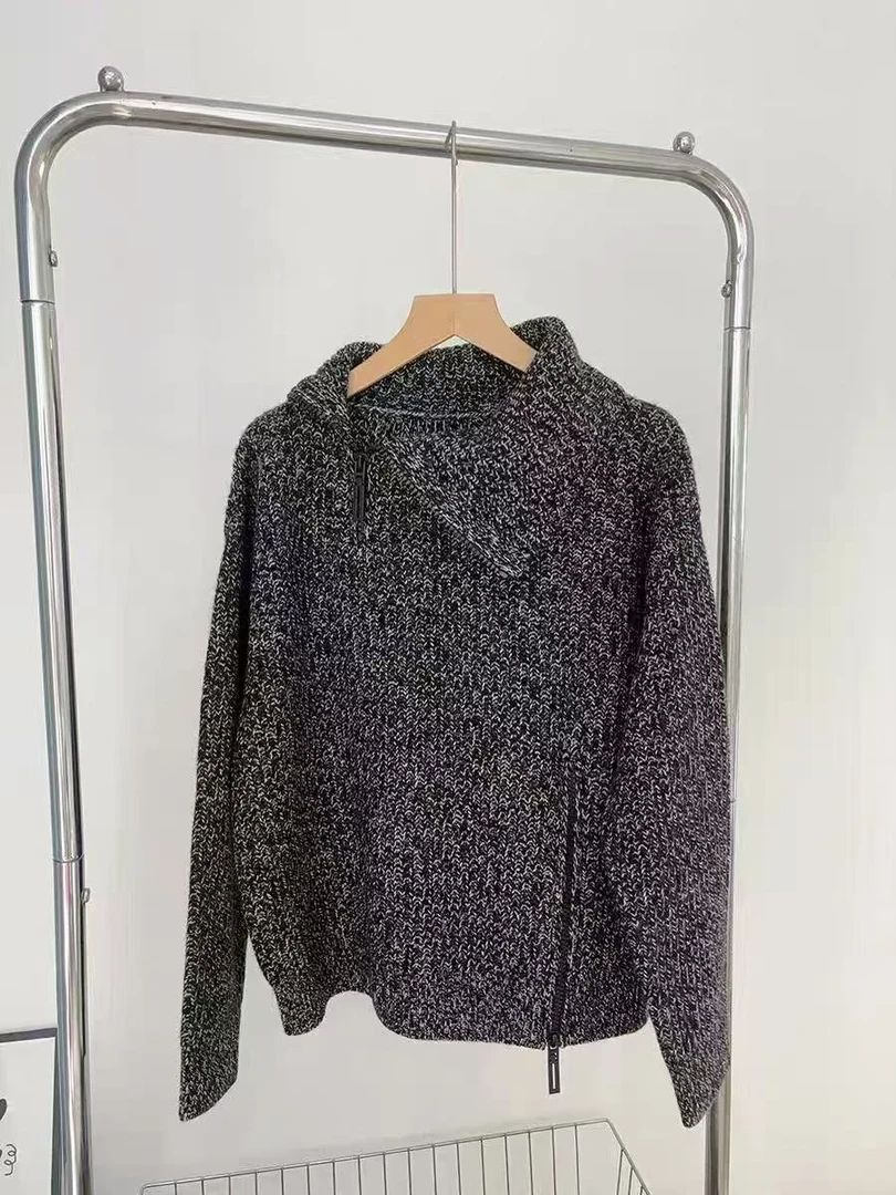 设计感花纱羊毛衫1173