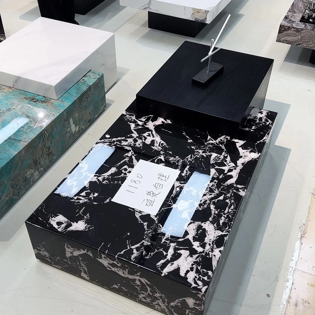 大理石大理石落地高低组合运费自理