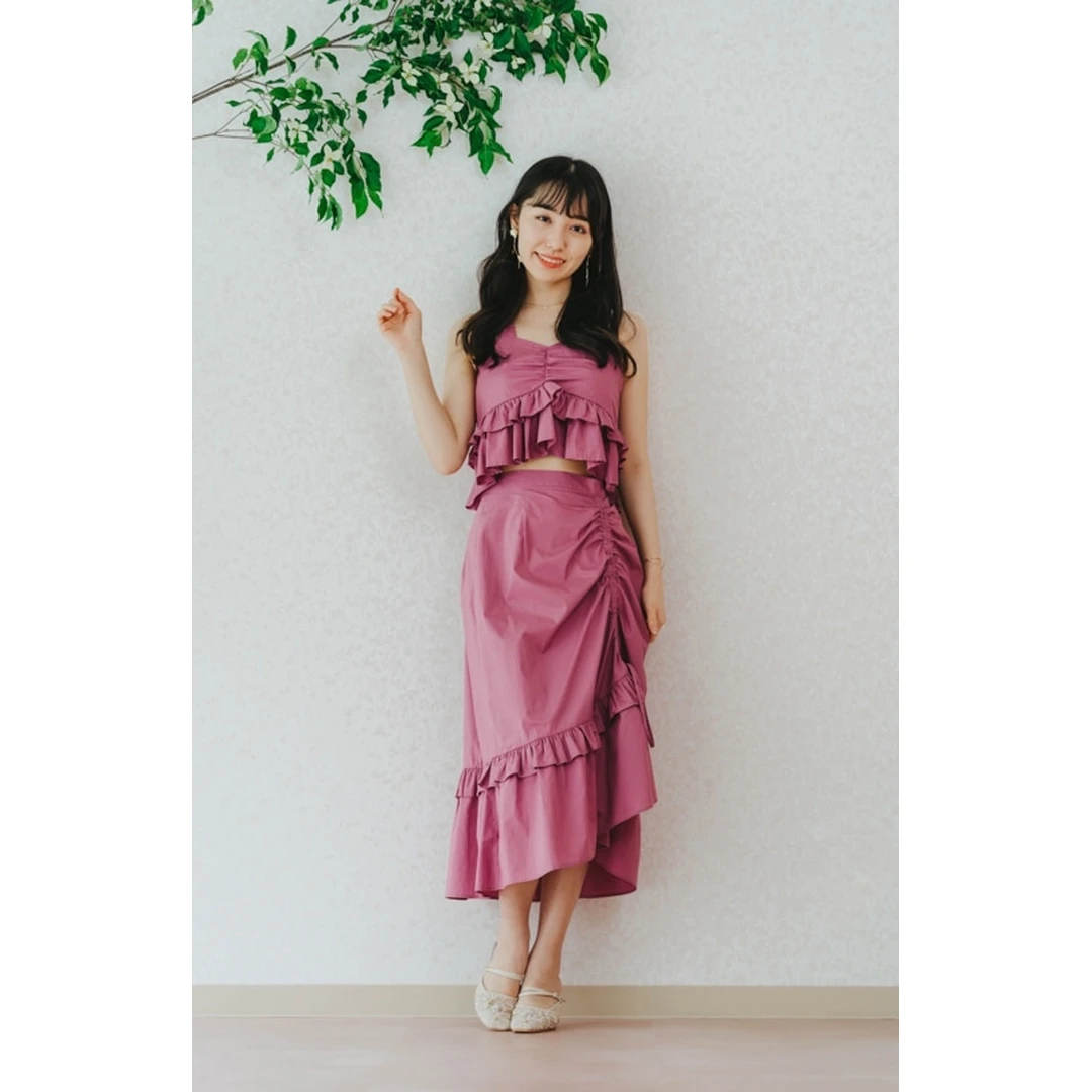 【胖虎家】夏季新款 U 日系温柔风小众纯色时尚百搭显瘦收腰裙