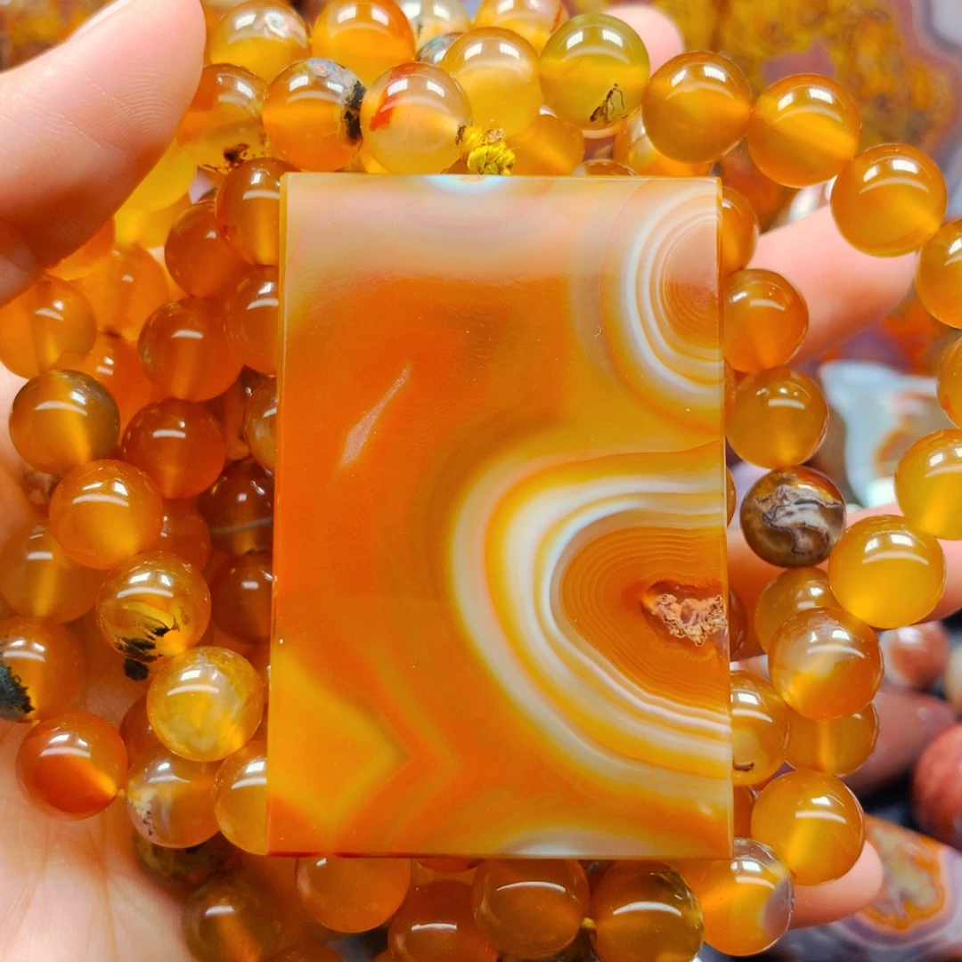 玛瑙/玉髓未镶嵌套链