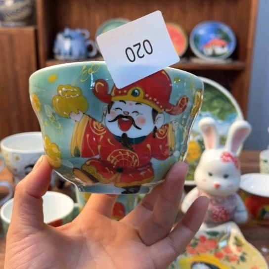 瓦当景德镇手绘陶瓷