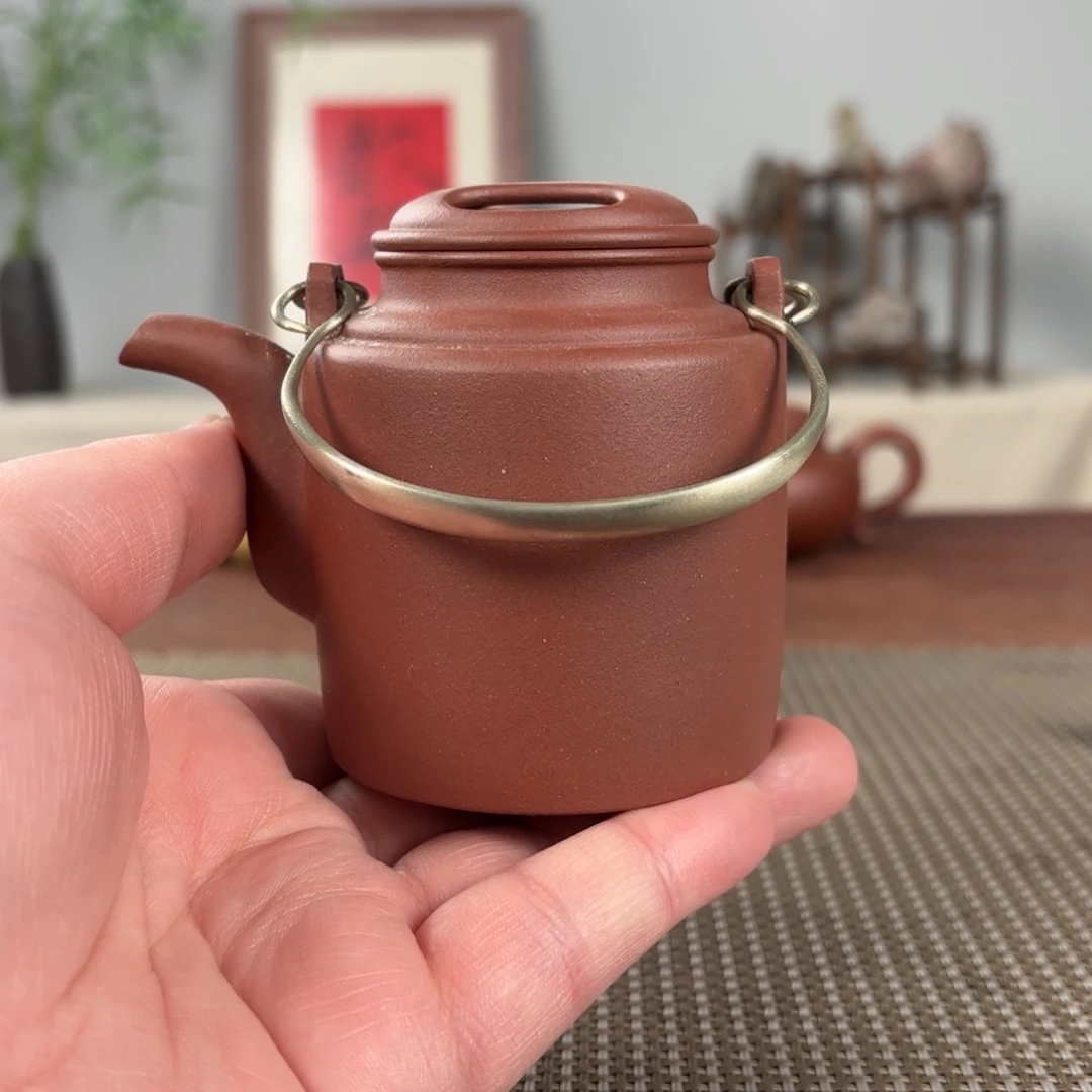 紫砂茶壶米*.黄龙山原矿紫砂壶