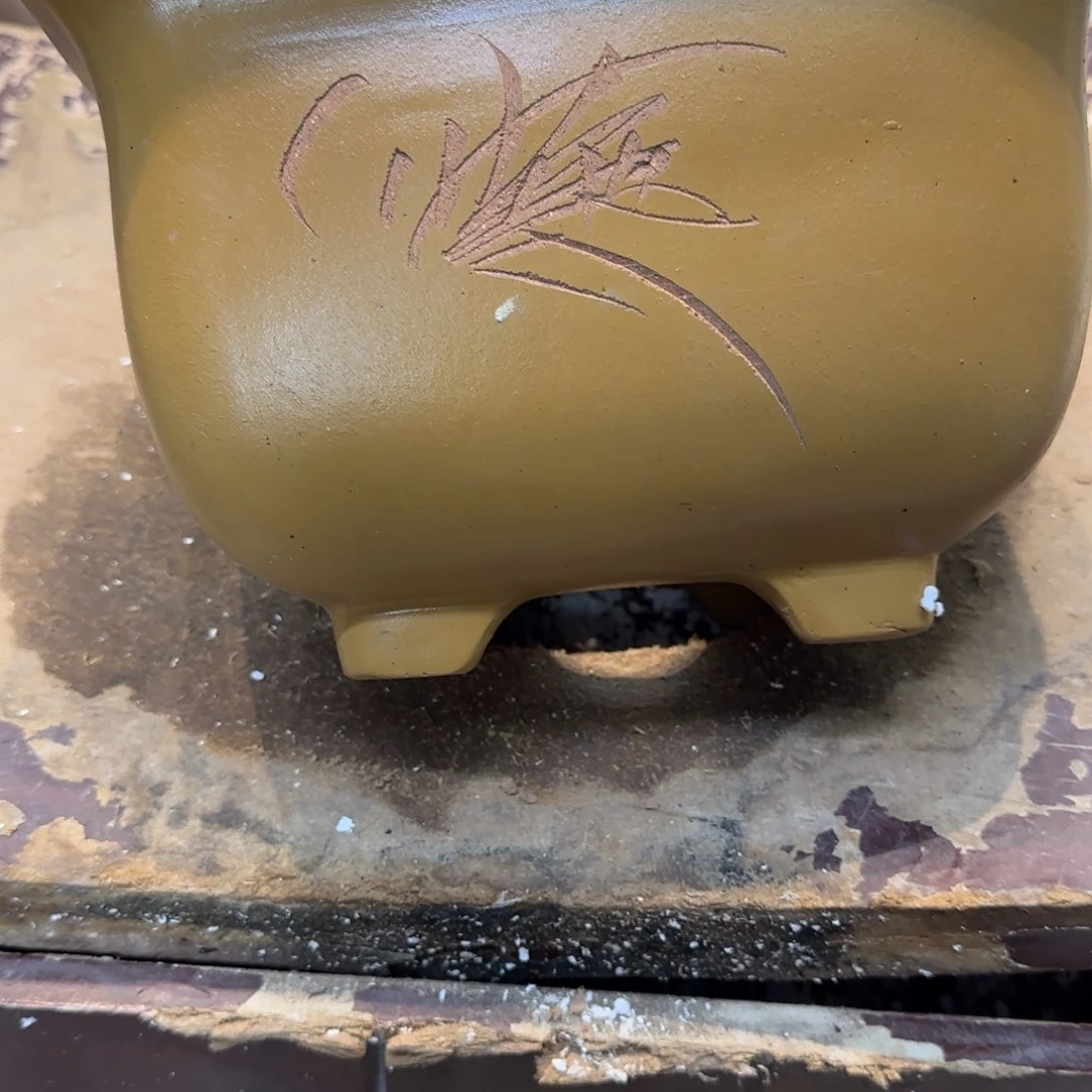 紫砂花盆口径18.13口径