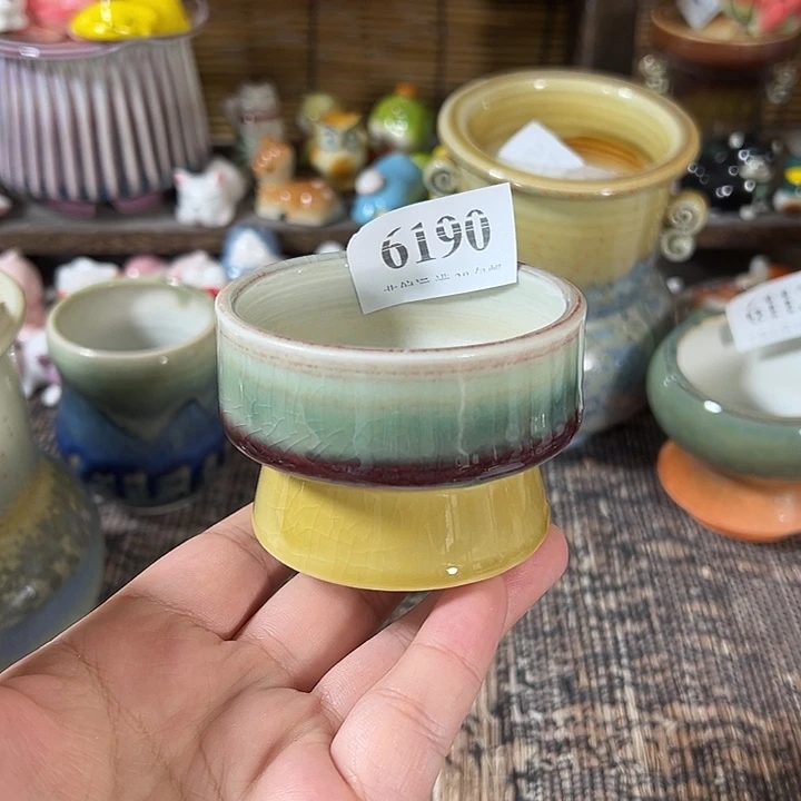 口6 手工花盆满30包邮
