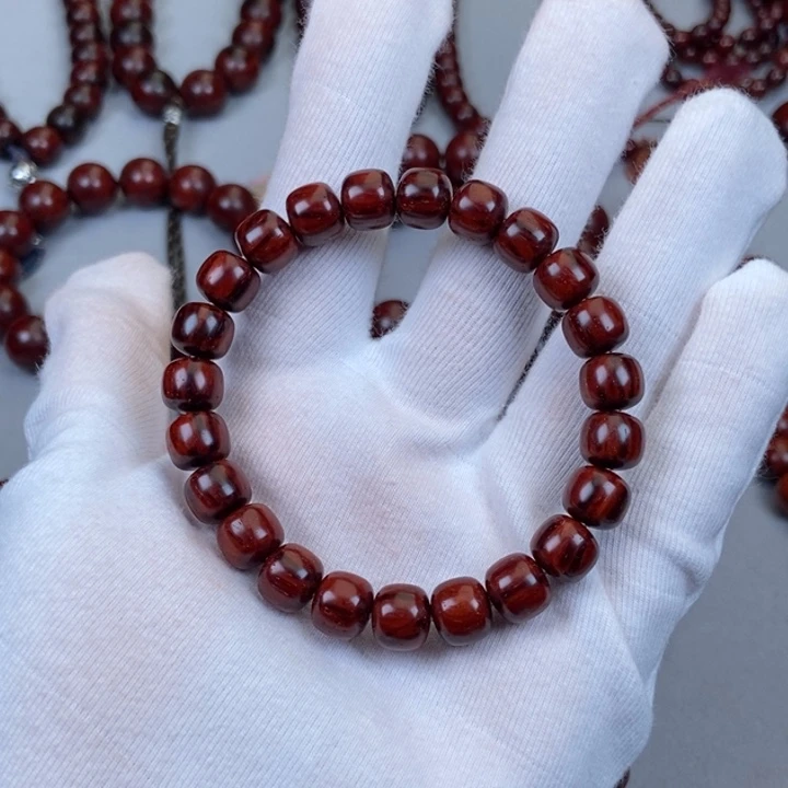 小叶紫檀手串/手链8*9老型泥料印度小叶紫檀