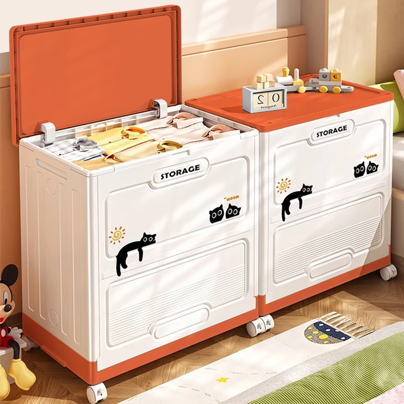 衣服收纳箱大容量超大家用翻盖衣物被子换季整理神器特大号储物柜