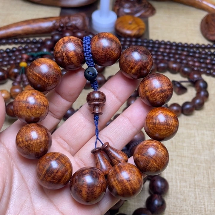 冰***雨手串/手链黄花梨/降香黄檀海黄油梨老料2.0