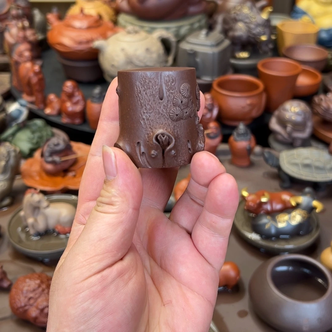 Z***品紫砂茶宠朱建盖置